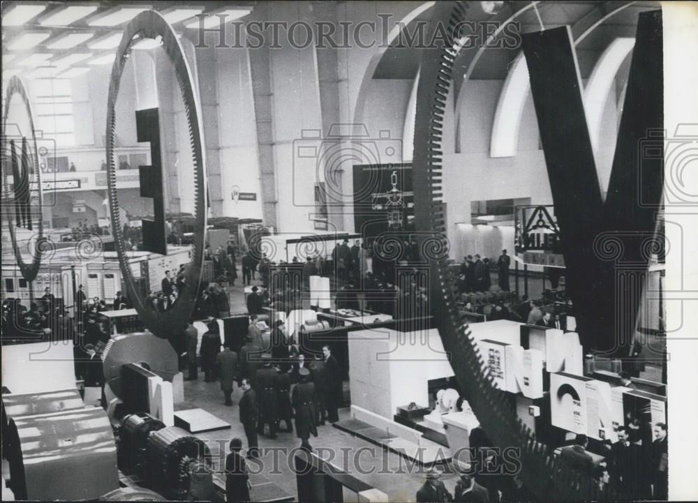 1963 Press Photo View Fair Hall Leipzig Spring Fair - Historic Images