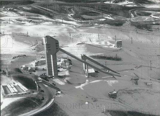 1988 Press Photo Canada Olympic Park Complete With Freezing Machines - Historic Images