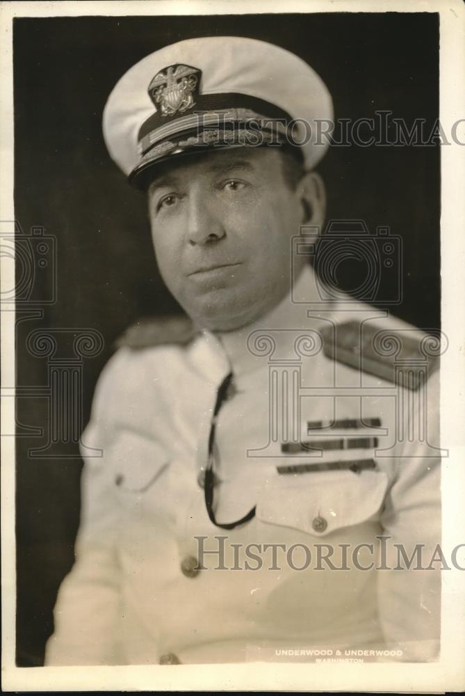 1927 Press Photo Admiral HL Willard at Washington Navy yard - Historic Images