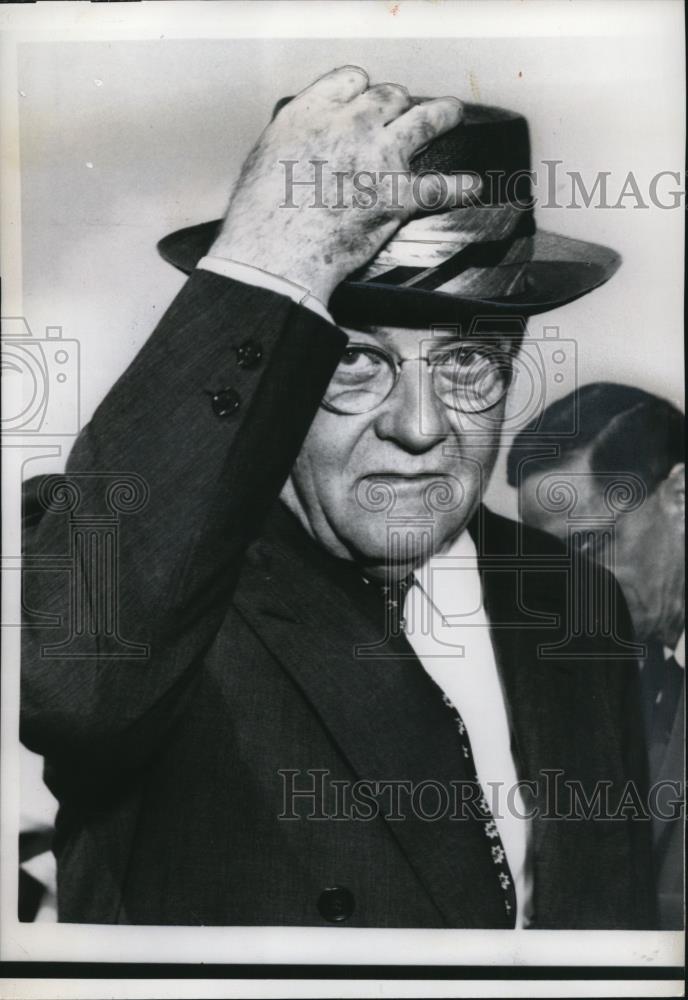 1958 Press Photo of Secretary of State John Foster Dulles. - Historic Images