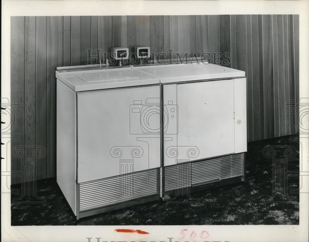 1956 Press Photo Frigidare Washer and Drier - Historic Images