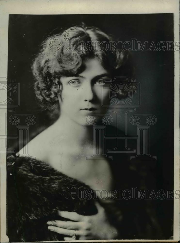 1923 Press Photo Lady Eden nee Marion Louise Prendergast of Cinncinati - Historic Images