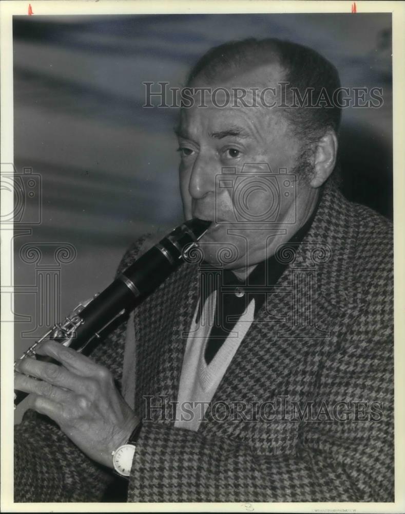 1980 Press Photo Woody Herman Band Leader - cvp22029 - Historic Images