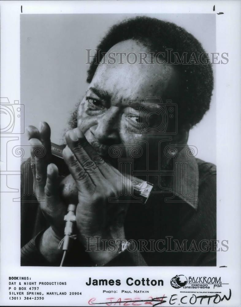 1989 Press Photo James Cotton - cvp23525 - Historic Images