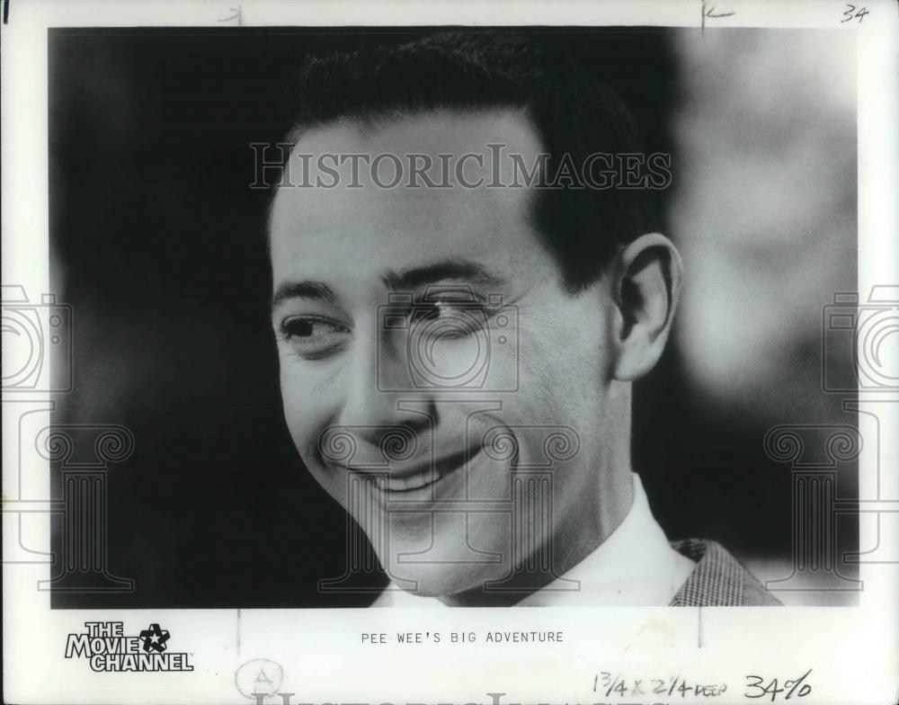 1986 Press Photo Pee Wee&#39;s Big Adventure - cvp22639 - Historic Images