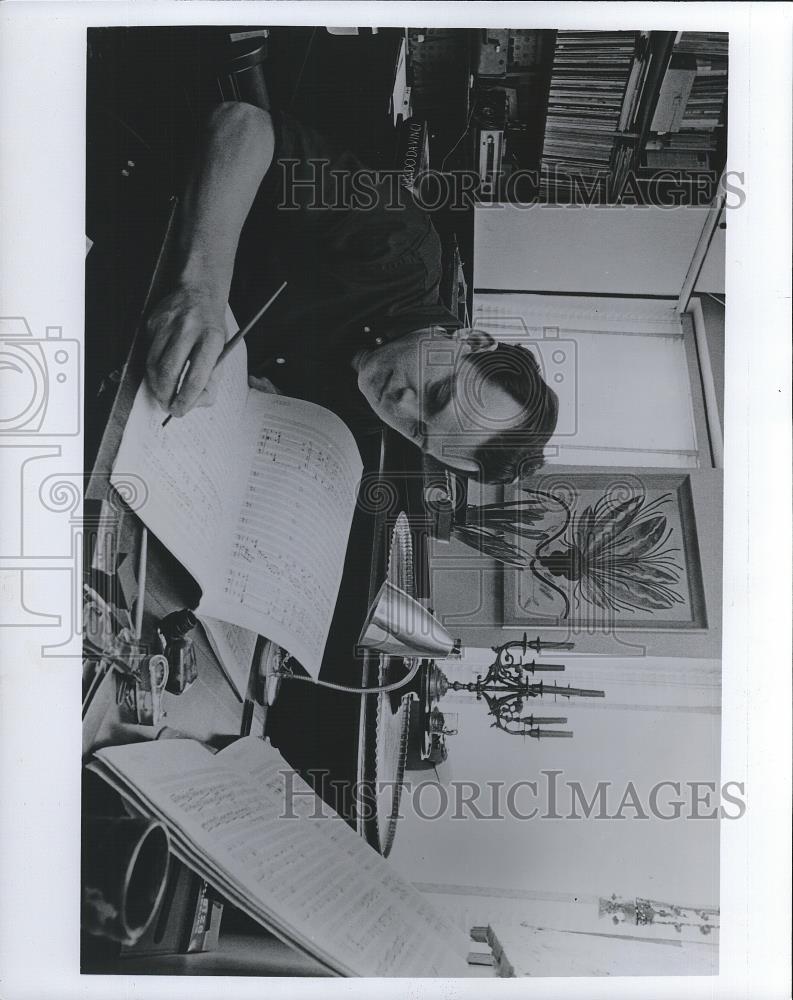 1976 Press Photo John La Montaine American Composer - cvp26035 - Historic Images