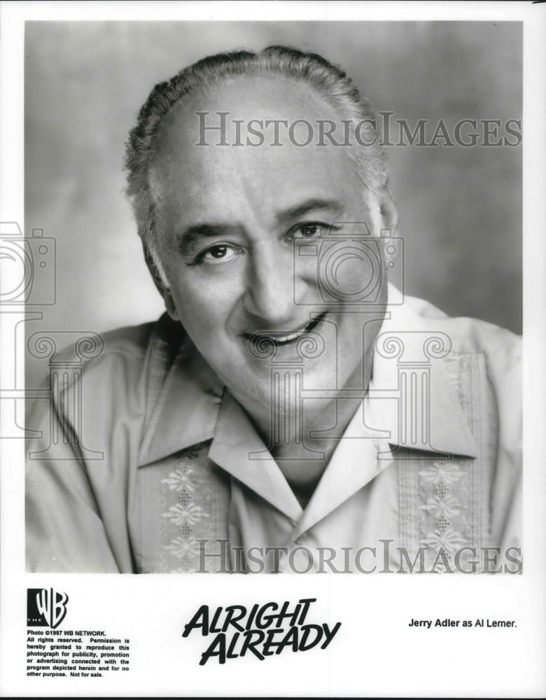 1997 Press Photo Jerry Adler as Al Lerner in Alright Already - cvp22454 - Historic Images