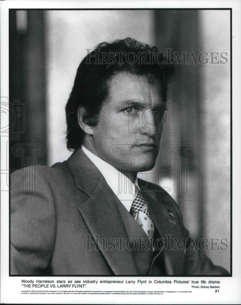 Press Photo Woody Harrelson as he stars in The People Vs. Larry Flynt - Historic Images