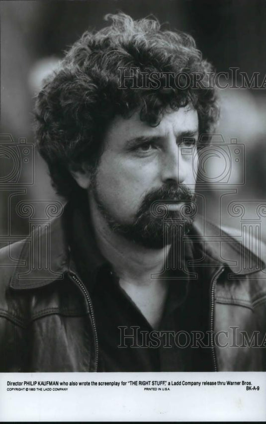 1983 Press Photo Director Philip Kaufman The Right Stuff - cvp25862 - Historic Images