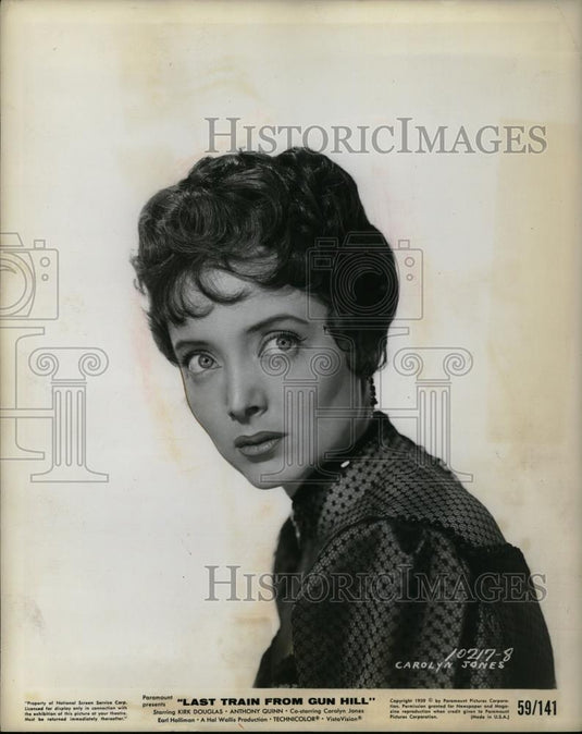 1959 Press Photo Carolyn Jones in "Last Train From Gun Hill" - cvp27113 - Historic Images