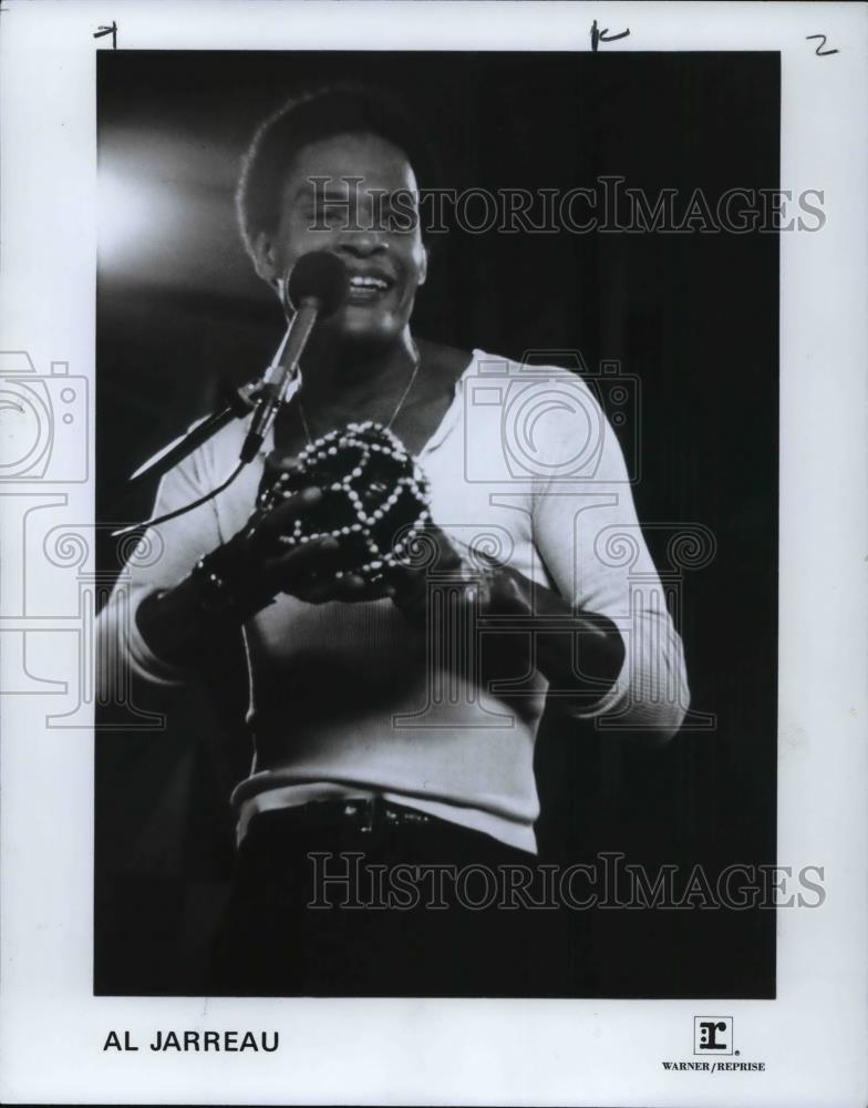 1982 Press Photo Al Jarreau Jazz Pop Singer and Musician - cvp25576 - Historic Images