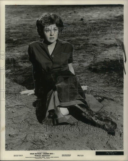1968 Press Photo Susan Hayward stars in Woman Obsessed - cvp21275 - Historic Images