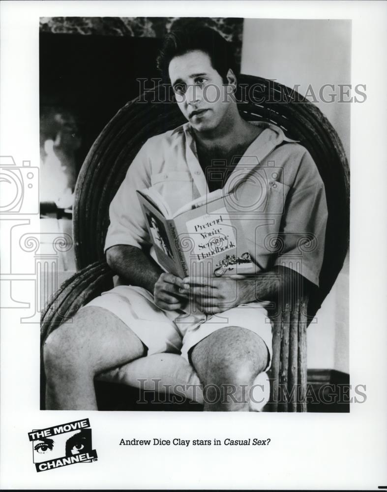 1989 Press Photo Andrew Dice Clay stars in Casual Sex? - cvp27974 - Historic Images