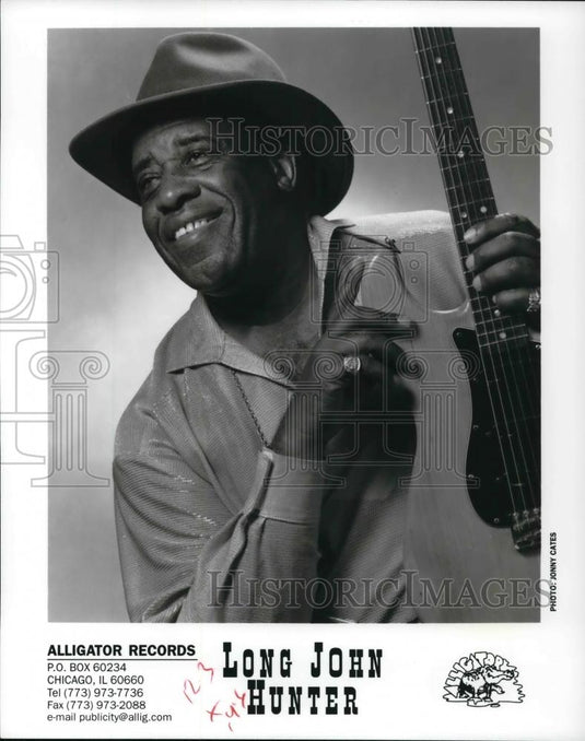 1998 Press Photo Singer Long John Hunter - cvp25395 - Historic Images