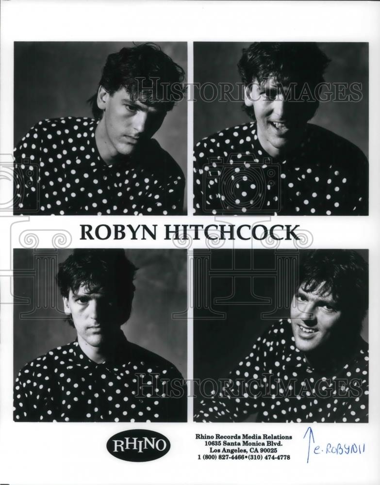 1995 Press Photo Robyn Hitchcock Alternative Rock Singer Songwriter Guitarist - Historic Images