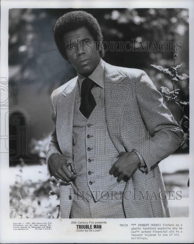 1972 Press Photo Robert Hooks in Trouble Man - cvp22093 - Historic Images