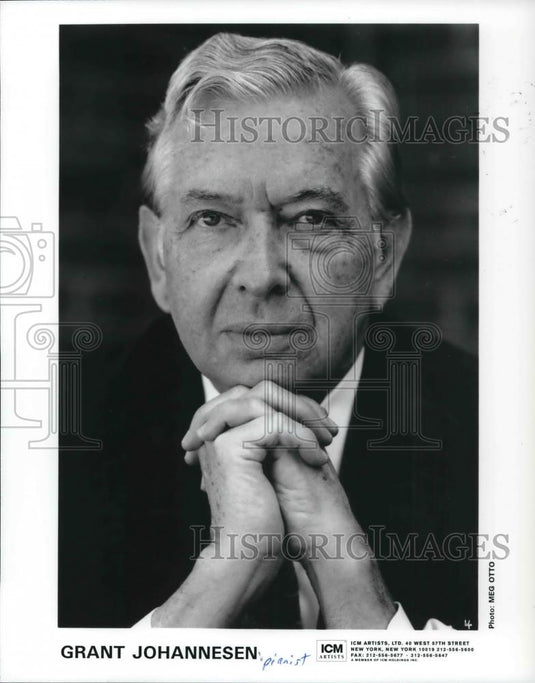 1998 Press Photo Pianist Grant Johannesen - cvp25356 - Historic Images