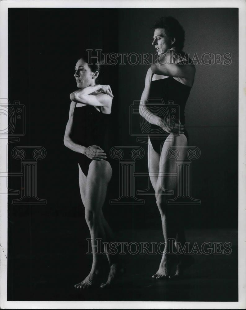 1985 Press Photo Kathryn Karipides & Kelly Holt - cvp25936 - Historic Images