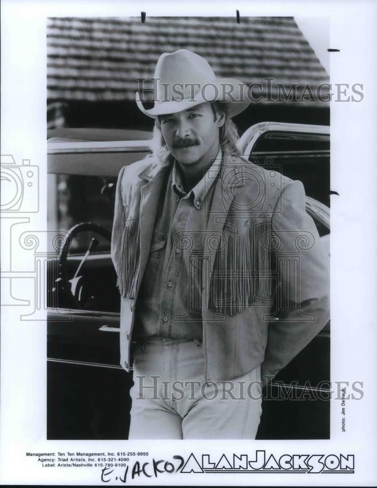 1992 Press Photo Alan Jackson Country Music Singer Songwriter and Musician - 785 - Historic Images