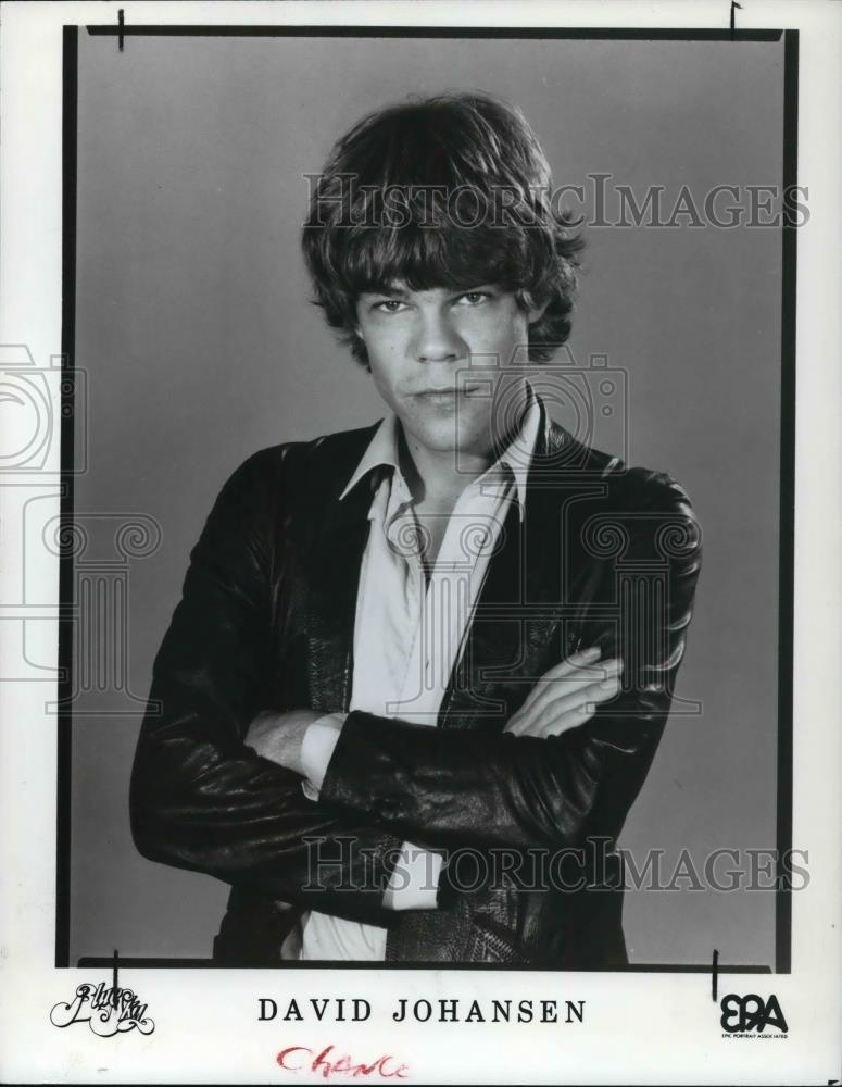 1982 Press Photo Songwriter David Johansen - cvp25741 - Historic Images