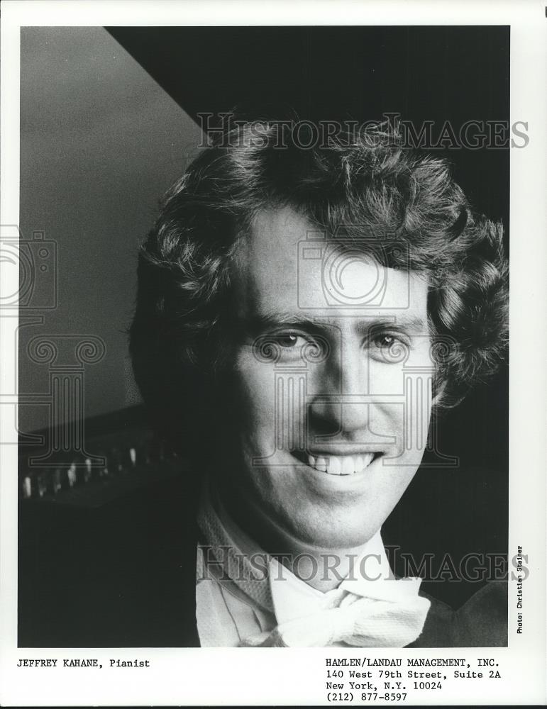 1984 Press Photo Jeffrey Kahane Pianist - cvp26710 - Historic Images