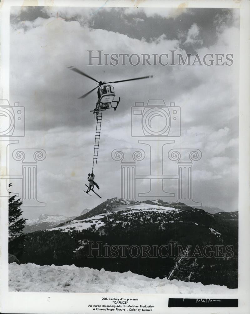 1967 Press Photo Richard Harvius and Doris Day in Caprice - cvp27908 - Historic Images