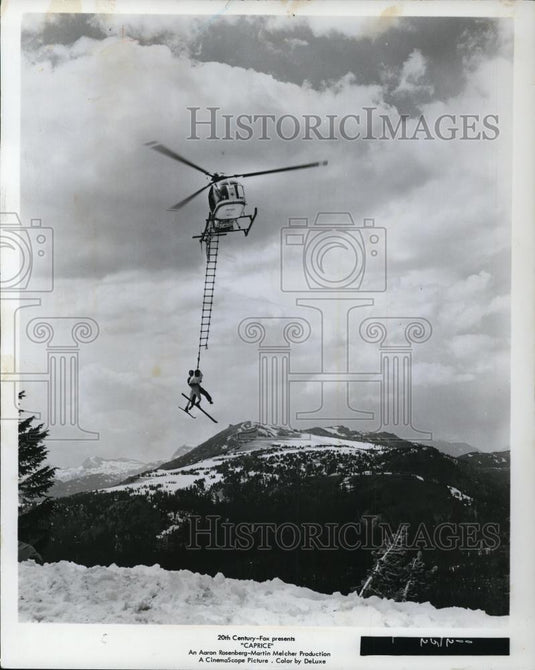 1967 Press Photo Richard Harvius and Doris Day in Caprice - cvp27908 - Historic Images