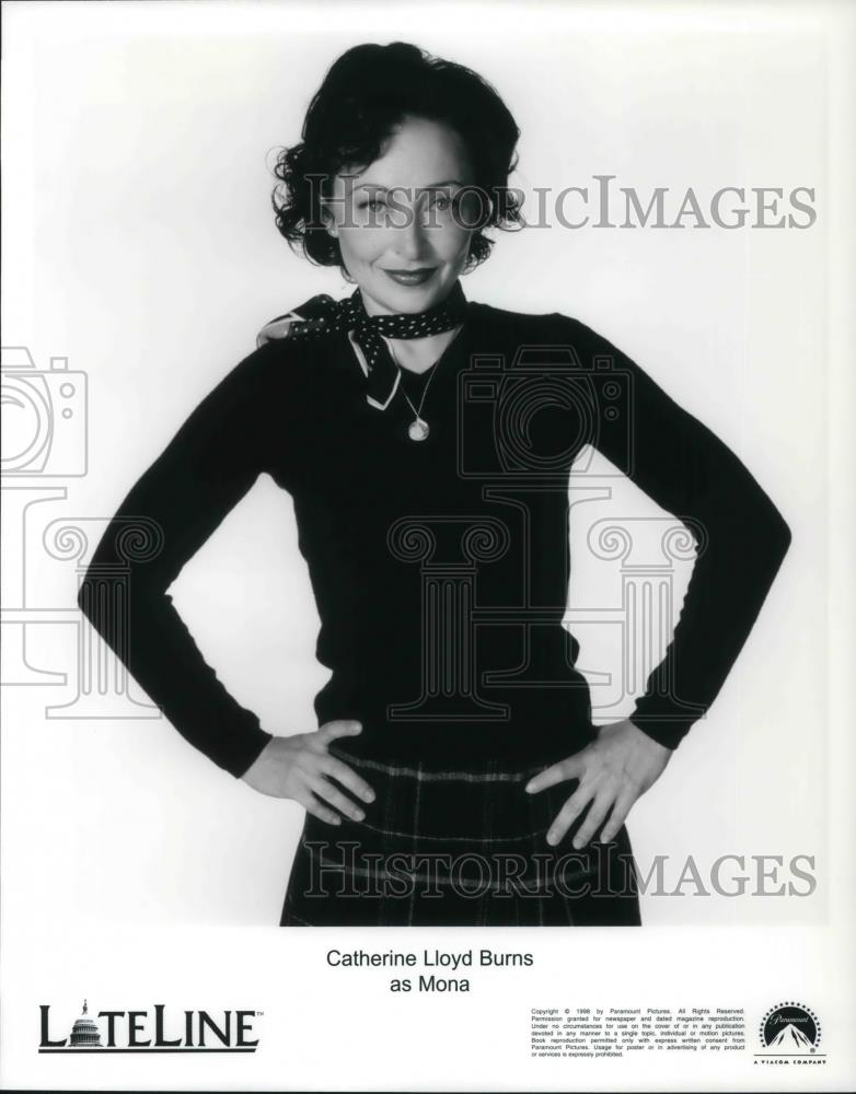 Press Photo Catherine Lloyd Burns as Mona in Lateline - cvp20534 - Historic Images