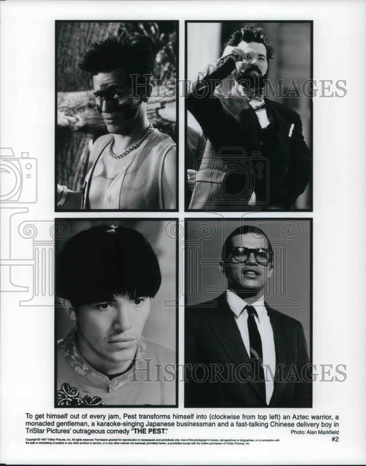 1997 Press Photo John Leguizamo stars in title role of The Pest - cvp22742 - Historic Images