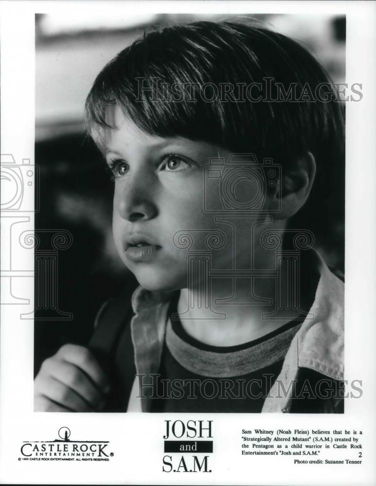 1994 Press Photo Noah Fleiss stars as Sam Whitney in Josh and S.A.M. - cvp22410 - Historic Images