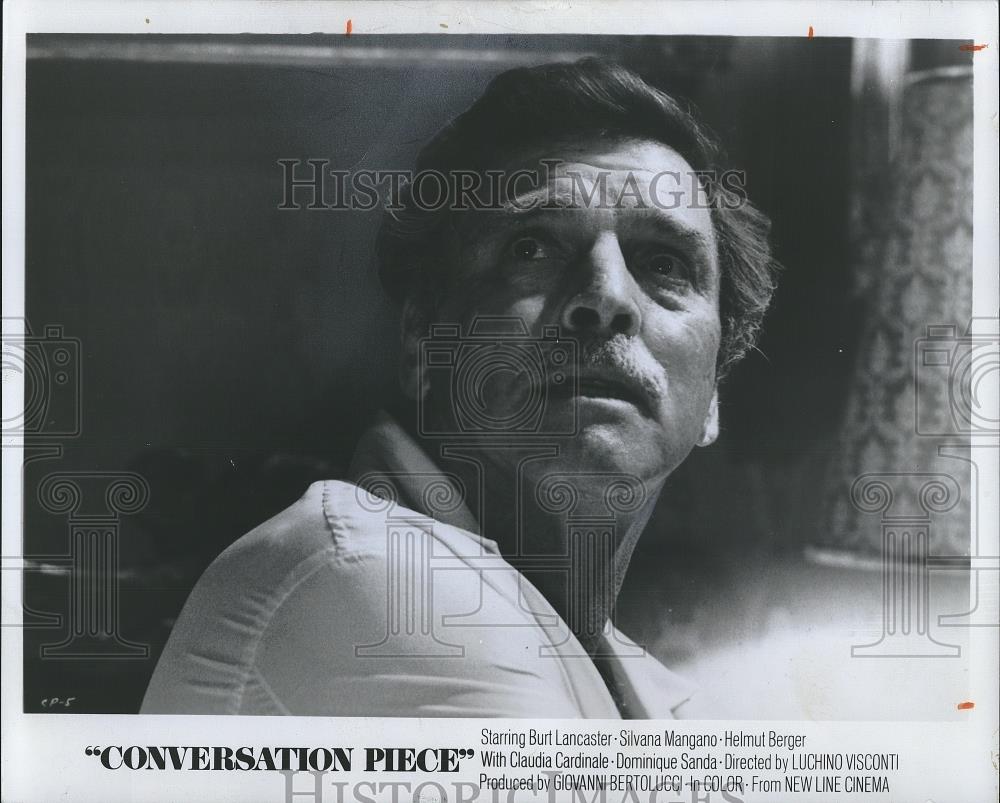 1978 Press Photo Burt Lancaster In The Conversation Piece - cvp26069 - Historic Images