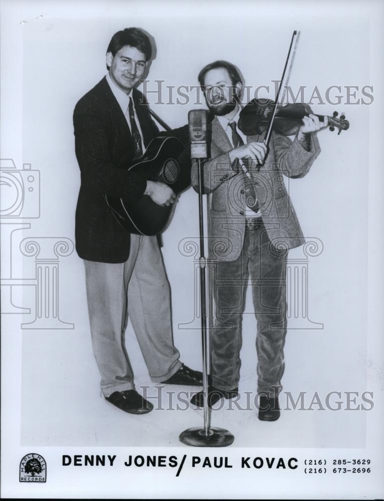 1987 Press Photo Denny Jones and Paul Kovac - cvp27110 - Historic Images
