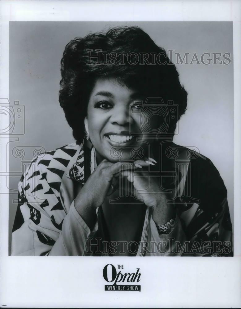 Press Photo Oprah Winfrey on The Oprah Winfrey Show - cvp20200 - Historic Images