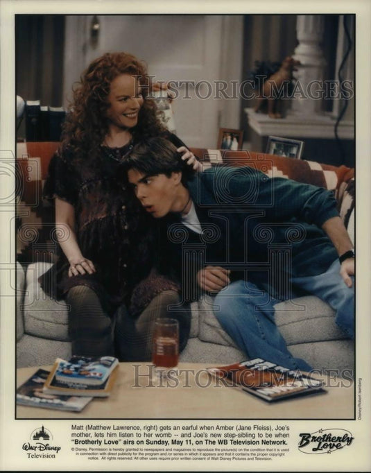 1995 Press Photo Matthew Lawrence & Jane Fleiss in Brotherly Love - cvp22661 - Historic Images