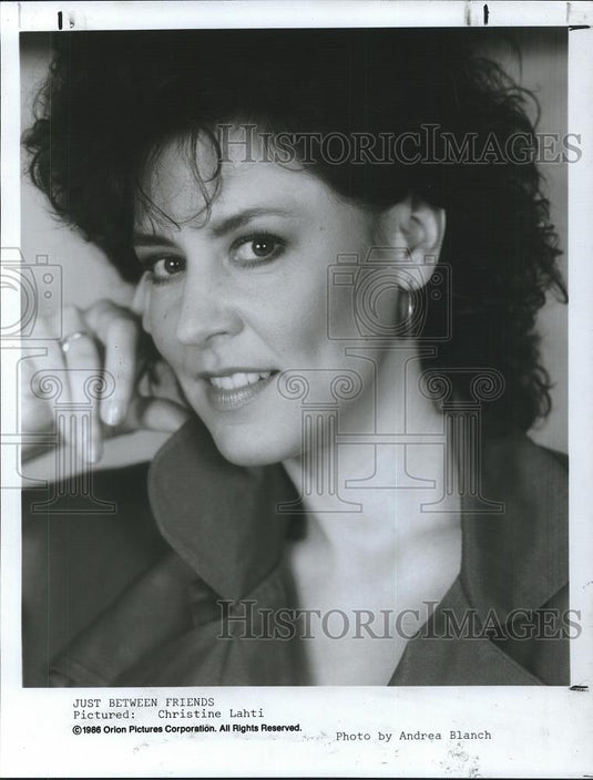 1986 Press Photo Christine Lahti in Just Between Friends - cvp26536 - Historic Images