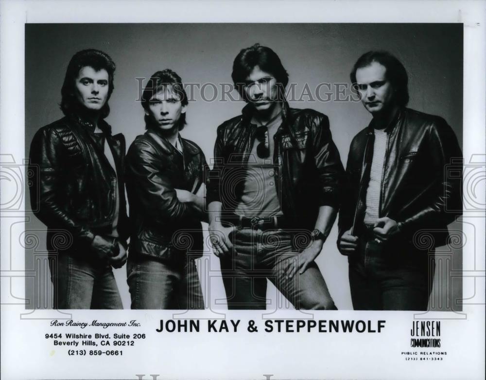 1987 Press Photo John Kay &amp; Steppenwolf Music Group - cvp25010 - Historic Images