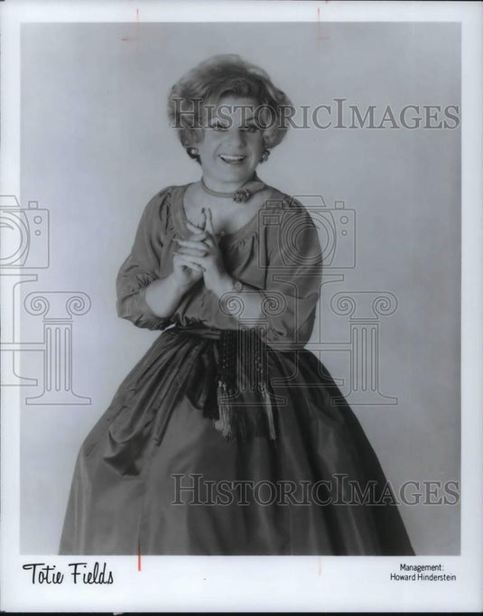 1978 Press Photo Tottie Fields, Comedian - cvp20708 - Historic Images