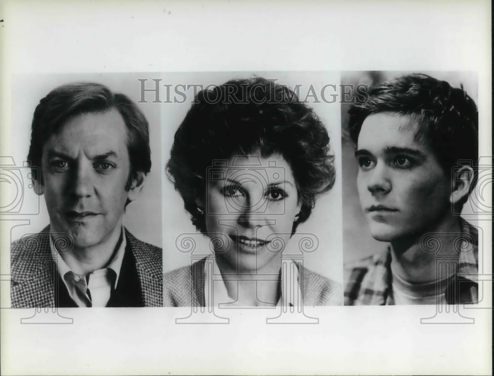 1983 Press Photo Donald Sutherland Mary Tyler Moose T. Hutton in Ordinary People - Historic Images