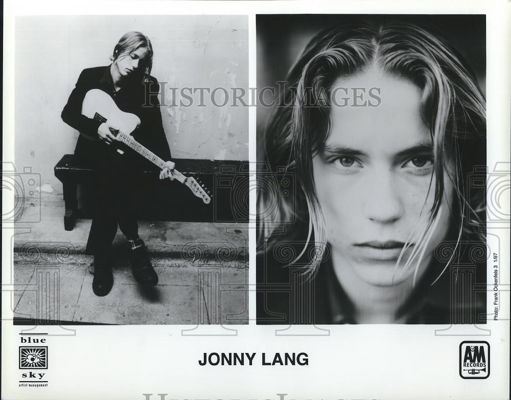 1997 Press Photo Jonny Lang Music Artist - cvp26064 - Historic Images