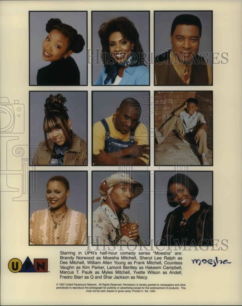 Press Photo Brandy Norwood as Moesha Mitchell in Moesha series - cvp20527 - Historic Images