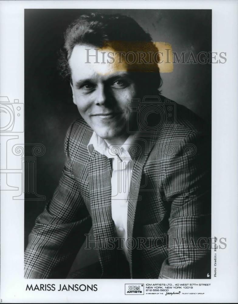 1991 Press Photo Mariss Jansons Music Artist - cvp25622 - Historic Images