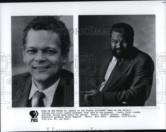 1990 Press Photo Julian Bond in Eyes on the Prize II - cvp25084 - Historic Images
