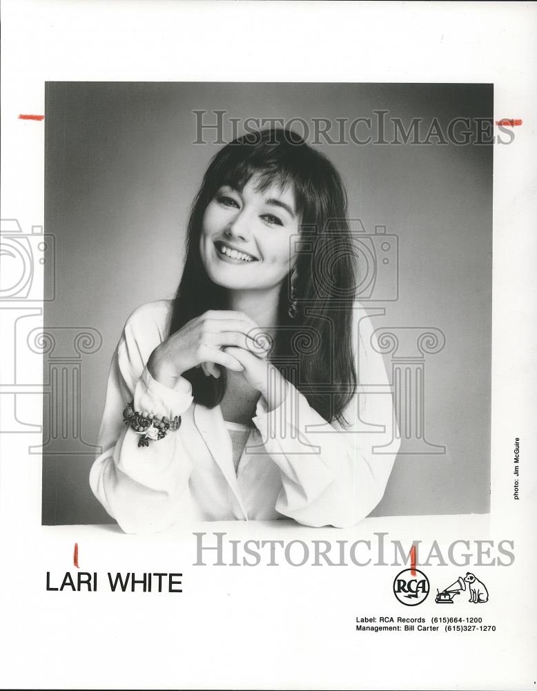 1993 Press Photo Singer Lari White - cvp26433 - Historic Images