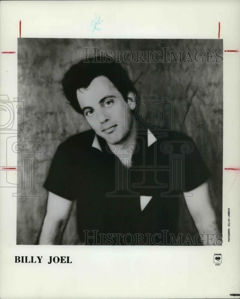 1986 Press Photo Singer Billy Joel - cvp25753 - Historic Images