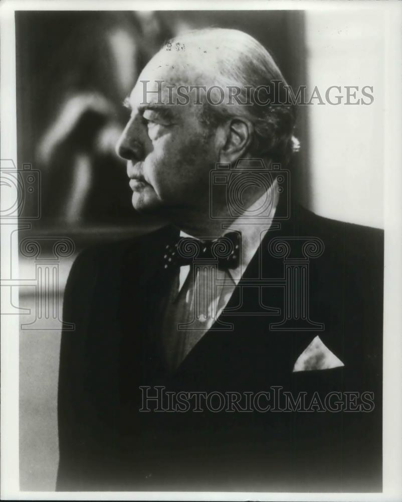 1985 Press Photo John Houseman recipient Alley Award for Distinguished Service - Historic Images