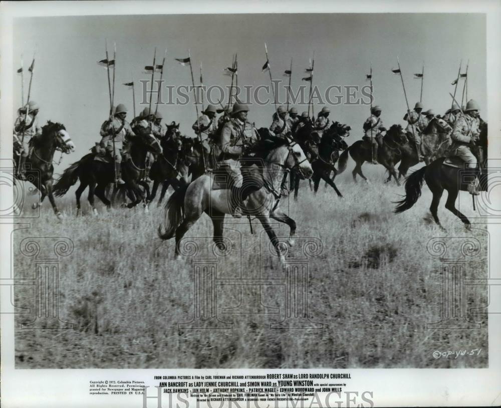 1973 Press Photo Scene from Young Winston - Historic Images
