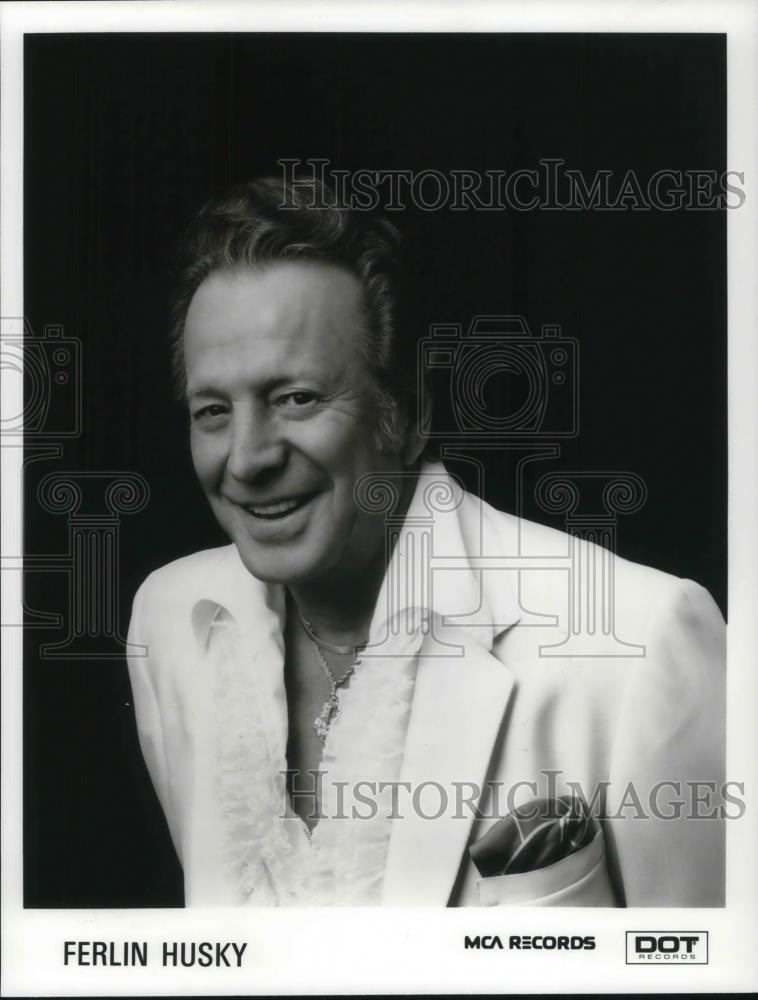 1986 Press Photo Ferlin Husky Country Music Singer and Guitarist - cvp24227 - Historic Images