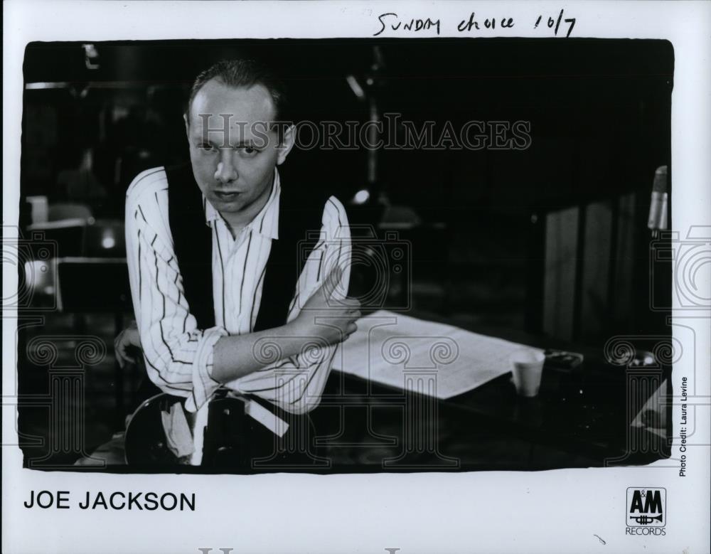 Press Photo Joe Jackson - cvp26825 - Historic Images