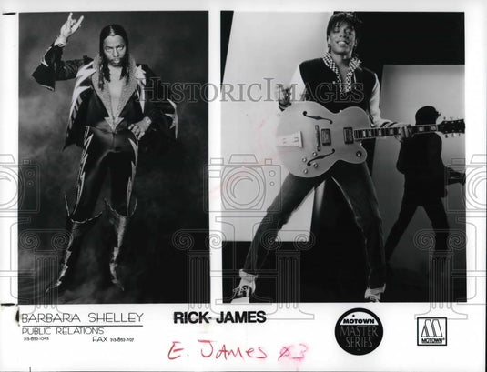 1998 Press Photo Rick James R&B Funk Singer Songwriter Dancer Record Producer - Historic Images