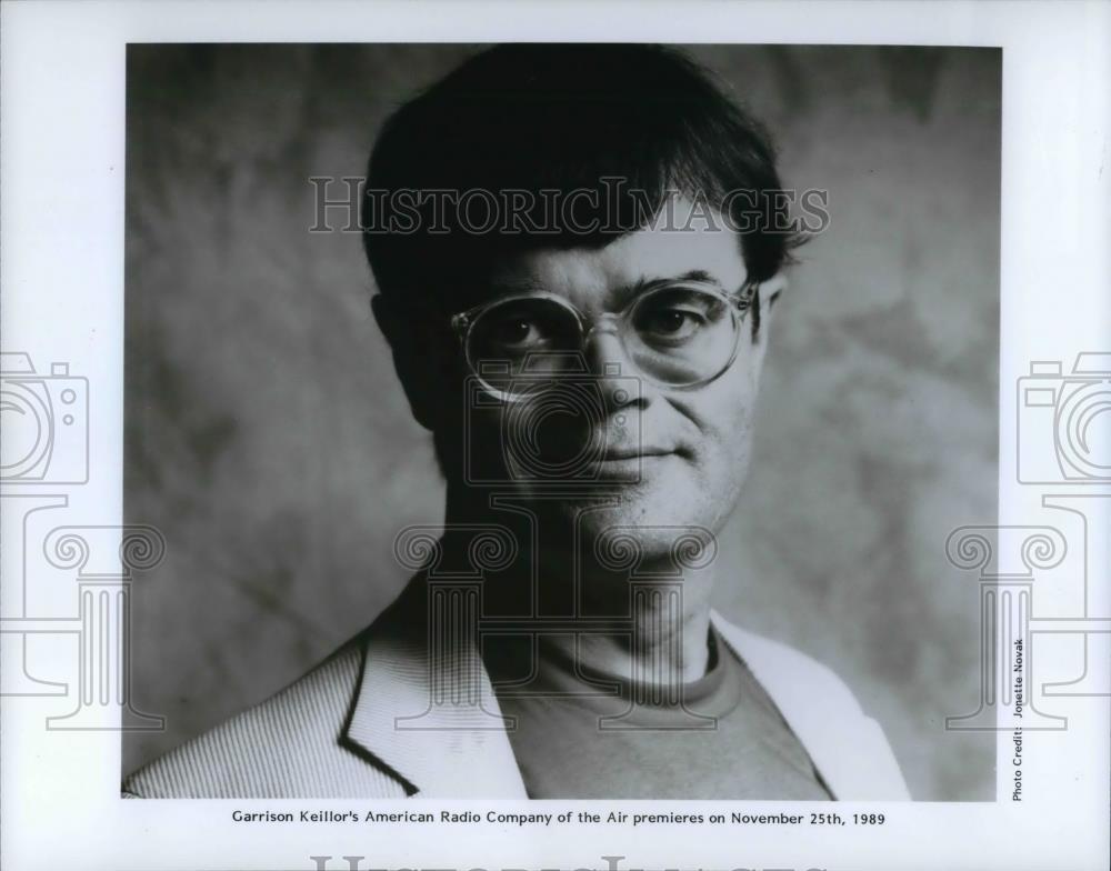1990 Press Photo Garrison Keillor in the picture - cvp25031 - Historic Images